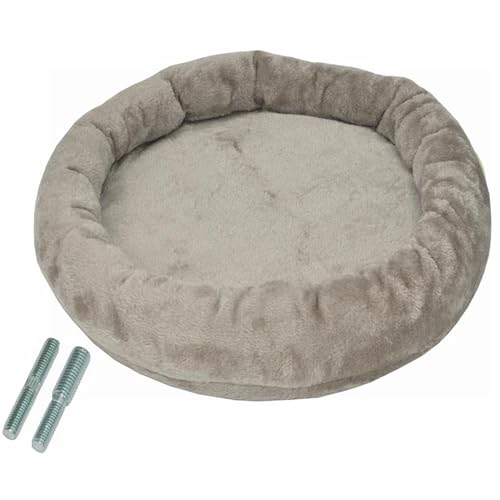 nanook - couchette, Chaise Longue XL - Surface de Couchage Ø 53 cm - Convient aux Grands Chats - pour poteaux à griffer M8 M10 et poteaux en sisal - avec vis...