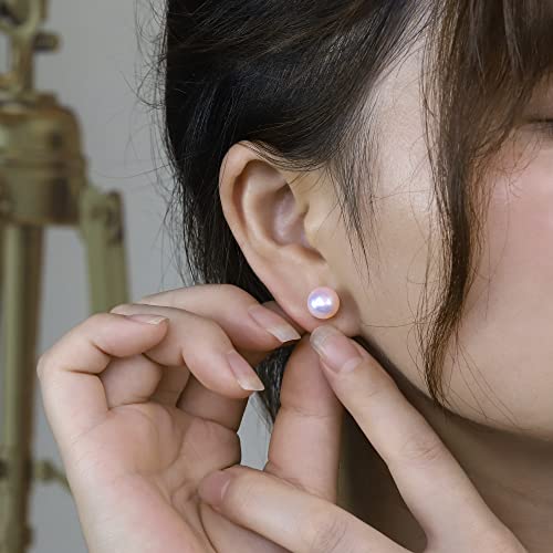 Pearl Stud Earrings for Women Studs Set AAA Pearl Studs Hypoallergenic Sterling Silver Pearl Earrings Multi Pack2