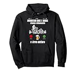 birra mountainbike mtb divertente bicicletta regalo felpa con cappuccio