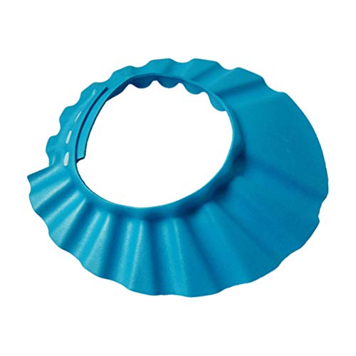 DOITOOL Touca de xampu ajustável para bebês com entrada de água e orelha, viseira de banho, touca, e