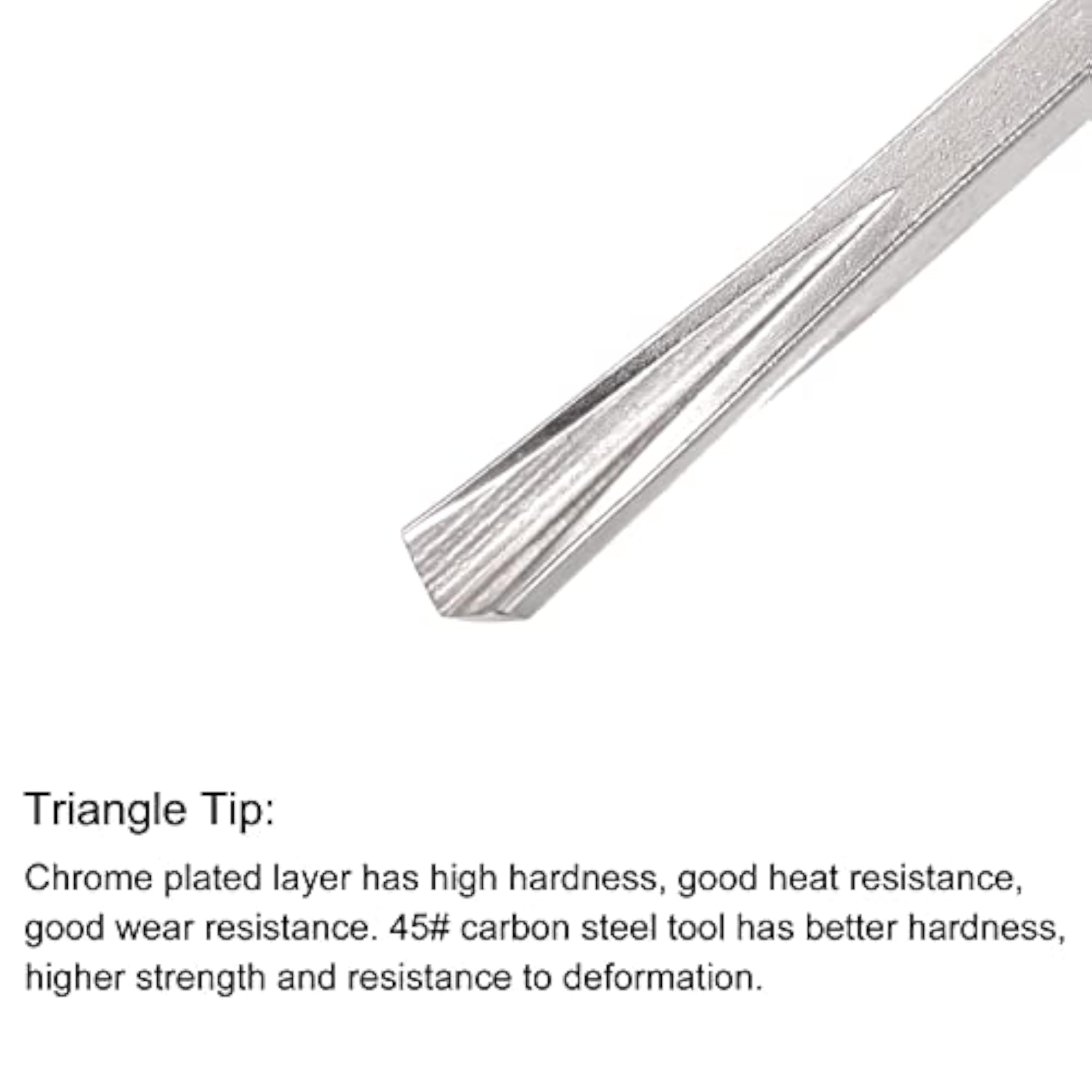 Wood Chisels Knife, 10mm Triangle Tip