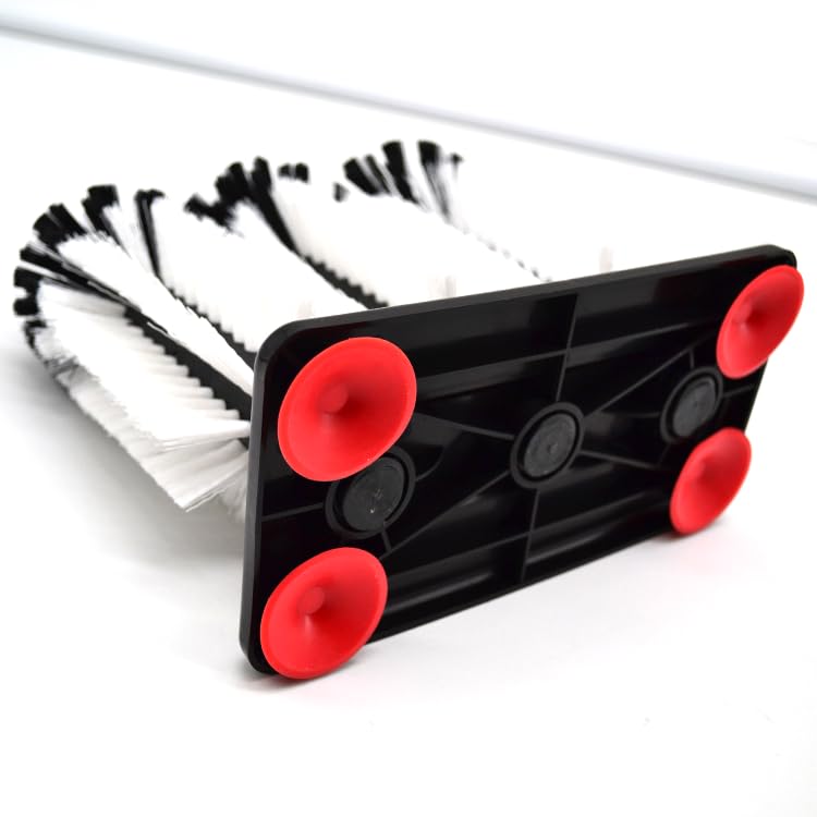 3 Brush Bar Glass Washer with Suction Base for Sink Bar and Kitchen Top, Water Bottle Beer Glass Wine Glass Cleaner Brush (3 Small Brushes)