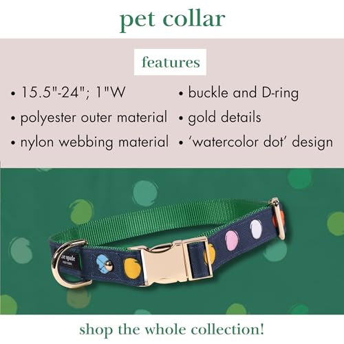 Collier pour chien Kate Spade M/L collier réglable 38-55 cm pois imprimé - 7