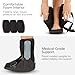BraceAbility Short Walking Boot - Orthopedic Medical Walker Cast for Broken Toe Injuries, Sprained Ankles, Metatarsal Stress, Post-Op Support Left or Right Foot Fracture Shoe Fits Men and Women (S)