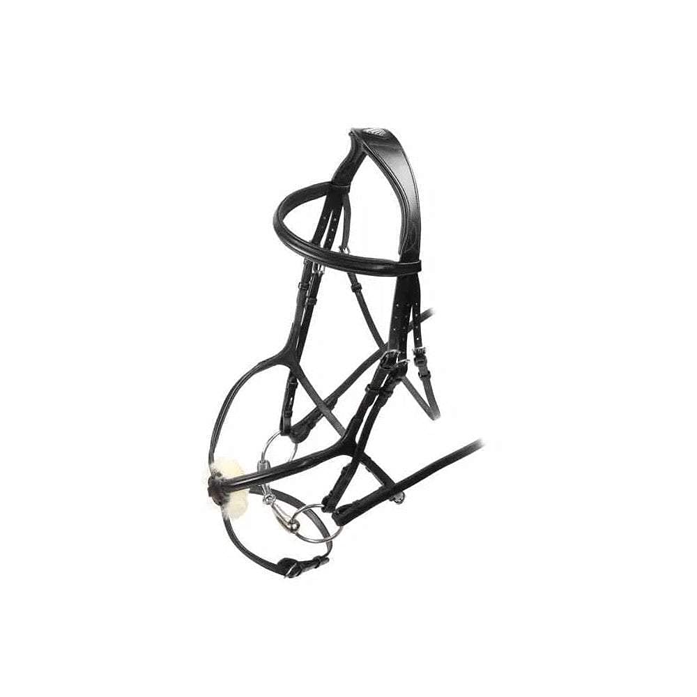 Shires Velociti Grackle Bridle, Accesorios para Caballos, Negro, Extra Completo