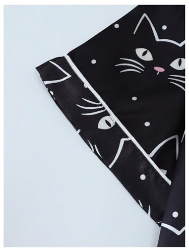 Image of Verdusa Pajamas For Women Set 2 Piece Summer Pajama Sets Cute Pjs Lounge Matching Button Shirt with Shorts