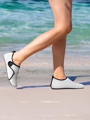 Unisex Barefoot Aqua Socks Ultra Thin Barefoot Water Shoes Quick-Dry for Beach Pool Surfing