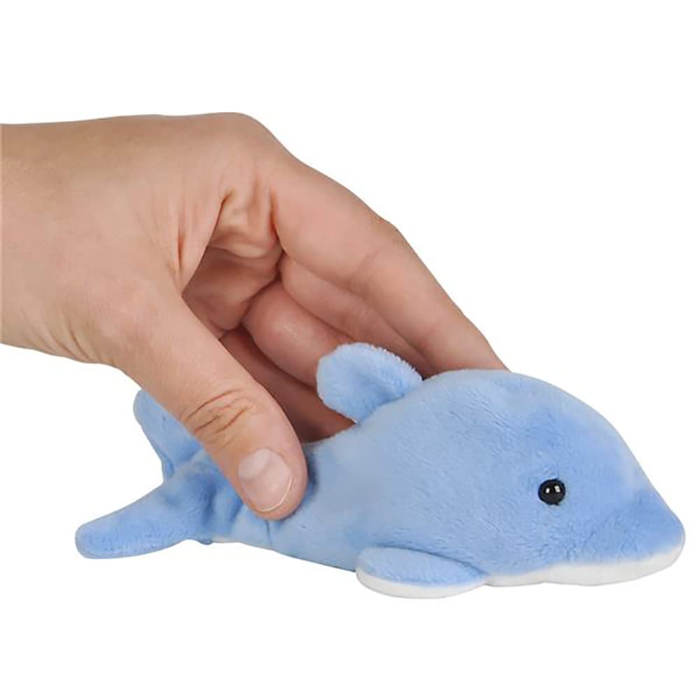 Amazon.com: The Dreidel Company Dolphin Plush Mighty Mights, 3.5