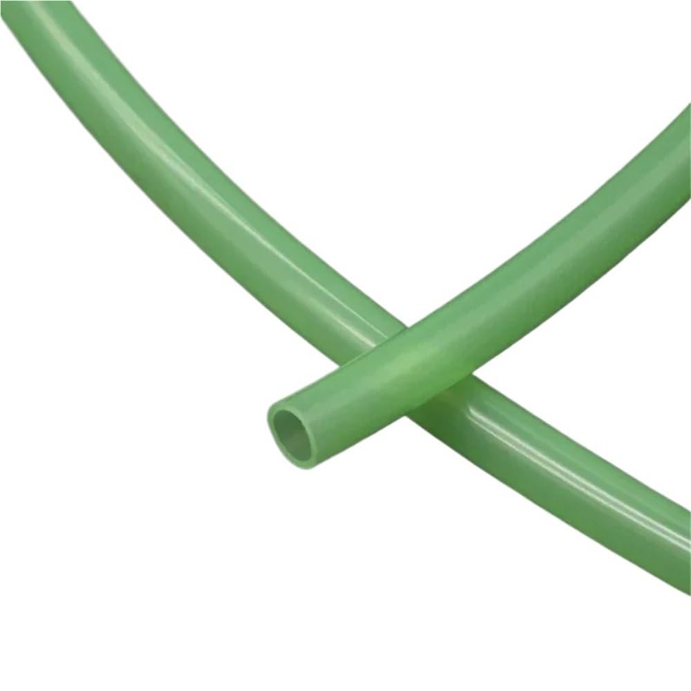 Gohapy Dark Green Soft Rubber Pipe 1 Piece Green Reinforced Silicone Tubing, Rubber Hose For Shower Rooms Inner Diameter 6Mm 5Mm 3Mm(,1M*4Mm*6Mm)