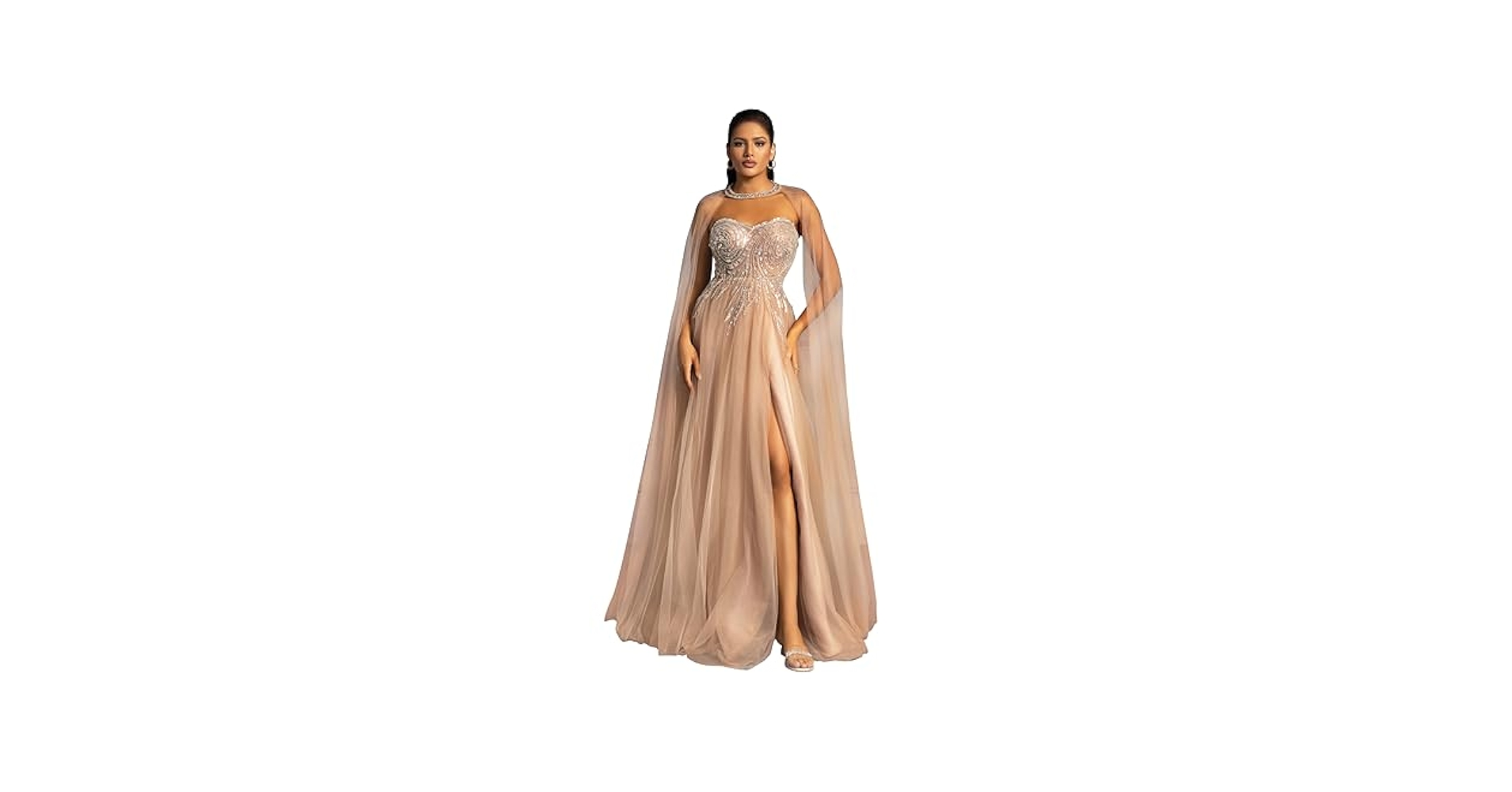 BEGELM ビジルム fake fur long gown brown 71aVFAvnT-L._UY350_.jpg