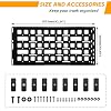 2PCS Side Molle Panel Compatible with 2015-2025 Ford Transit Cargo Van Mid/High Roof Heavy Duty Van Shelving Storage Molle Panel Organizer for 2024 Transit Accessories