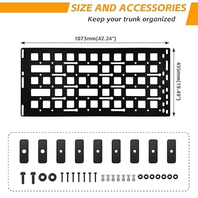2PCS Side Molle Panel Compatible with 2015-2025 Ford Transit Cargo Van Mid/High Roof Heavy Duty Van Shelving Storage Molle Panel Organizer for 2024 Transit Accessories