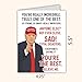 Funny Trump Birthday Card for Women Men, Humor Donald Birthday Gifts for Old Men Women, Happy Birthday Decorations for Dad Mom Grandpa Grandma