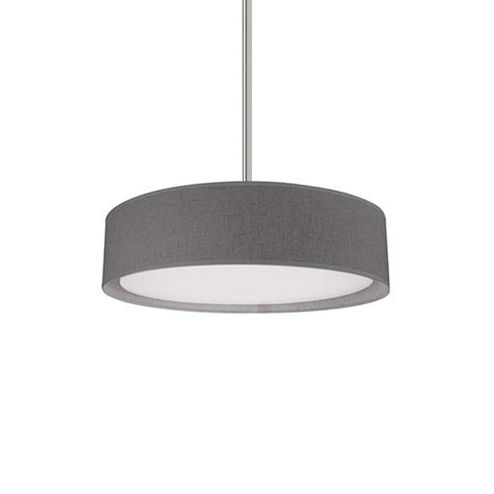 Kuzco Lighting PD7916-GY Dalton - 26W LED Pendant-4.25 Inches Tall and 16 Inches Wide, Finish Color: Gray