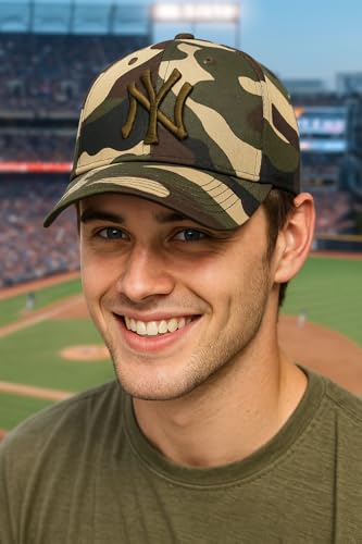 Gorra clásica con logo NY en camuflaje ajustable miniatura 2