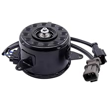 Radiator Fan Cooling Motor 21487-1KA0E 21487-1KA0B 21487-1KA0A Compatible with Nissan Versa 2012-2019,Versa Note 2014-2019 L4 1.6L