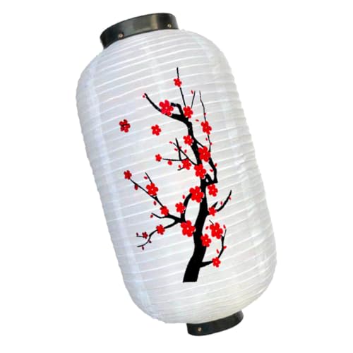 Homoyoyo Linterna Japonesa de Ciruelo Resistente al Agua Decoración Colgante para Fiesta y Boda Lámpara de Estilo Japonés Decoración Interior y Exterior
