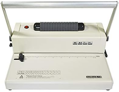 PrintFinish Coilbind S-15 with Electric Coil Inserter Manual Coil Punch & Binding Machine Pitch 4:1 - Professionally Bind Presentations and Documents - Printfinish - Strong and durable machine