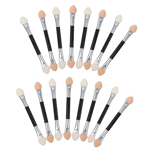 Didiseaon 30pcs Assorted Makeup Eyeshadow Brushes Double-sided Latex Applicators Perfect for Beginners to