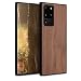 Produktbild kwmobile Bumper Handyhülle kompatibel mit Samsung Galaxy Note 20 Ultra - Holz Hülle Handy Case Cover Dunkelbraun