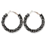 Pendientes Bohemios de Aro Grandes para Mujer, Pendientes Etnicos Vintage con Diseño Exagerado, Pendientes Hippies Retro Estilo Boho para Fiestas y Uso Diario, 1 Par