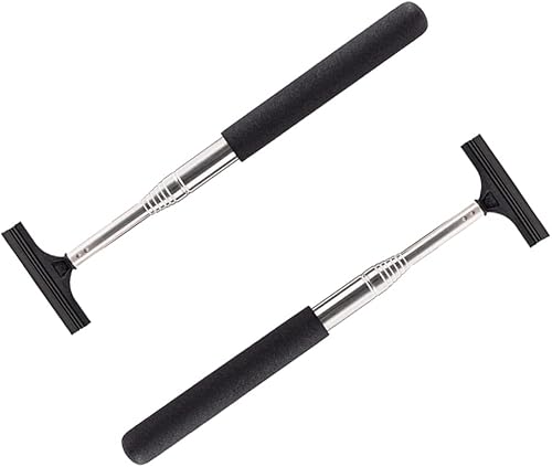 TOPSACE Escobilla de limpiaparabrisas retráctil para espejo lateral del automóvil, accesorios portátiles para interiores y exteriores del vehículo