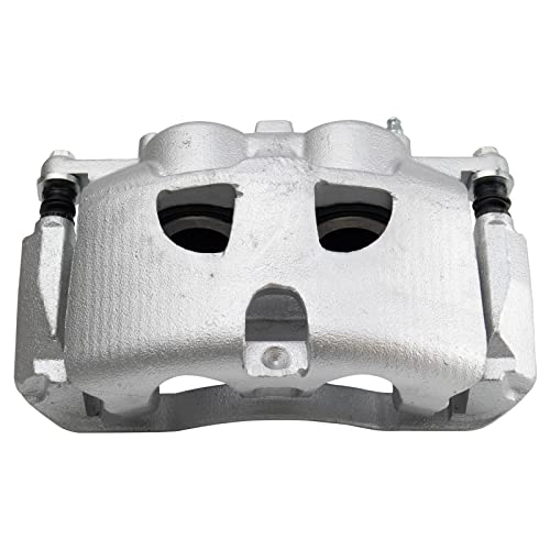 Image of TRQ Front Right Brake Caliper w /Bracket Passenger Side | For 2010-2021 Ford Expedition 2010-2011 F-150 2009-2021 Lincoln Navigator