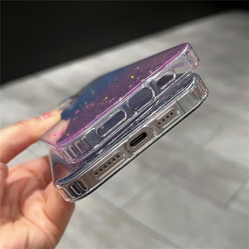 Coque iPhone 14 Pro paillettes noir antichoc acrylique