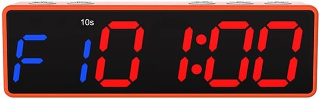 Mini temporizador de gimnasio, reloj de entrenamiento con batería recargable e imán integrado, temporizador de intervalos portátil, cronómetro