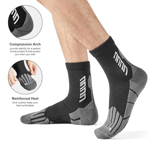 All-Season Compression Running Socks for Sports, Hiking, and Basketball - Moisture-Wicking and Anti-Blister3