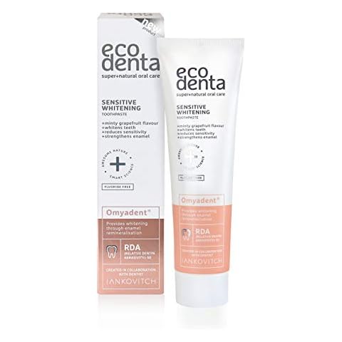 ECODENTA Pasta de dientes blanqueadora sin fluoruro Cover