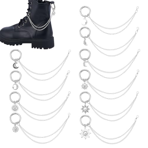 Breloques pour chaîne de bottes en alliage robuste, bijoux de chaussures aux finitions soignées