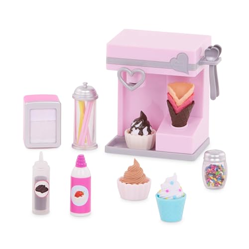 Sorbetière Our Generation jouet poupée 46 cm garnitures de sirop et crème