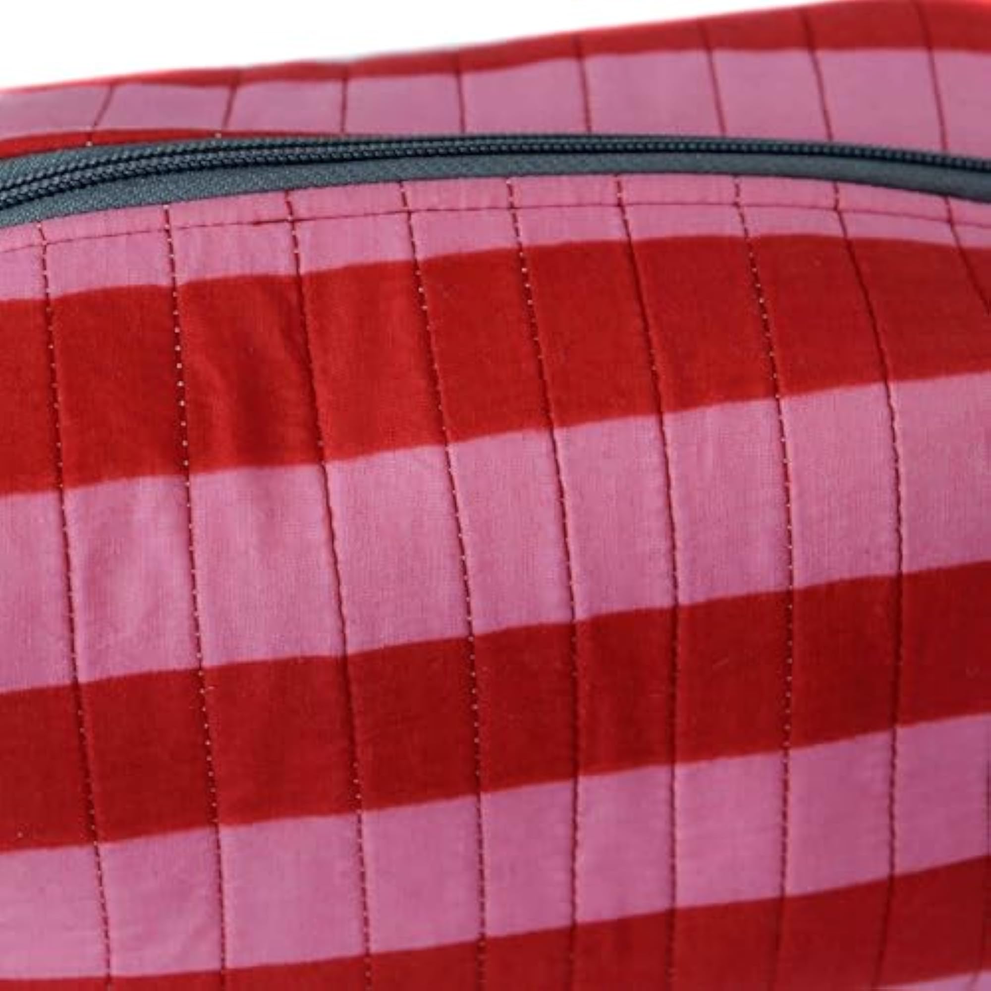 Puffy Makeup Bag, Bubble Gum, Large Cosmetic Organizer