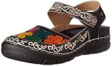 Sehr originell und bequem LAURA VITA Damen Idceletteo 11 Flache Sandalen, Schwarz, 39 EU