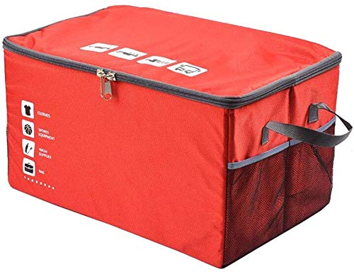 Boîte de rangement pour voiture MU étanche en Oxford robuste avec grand compartiment pliable