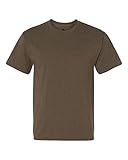Hanes Unisex 50/50 T-Shirt,HEATHER BROWN,L
