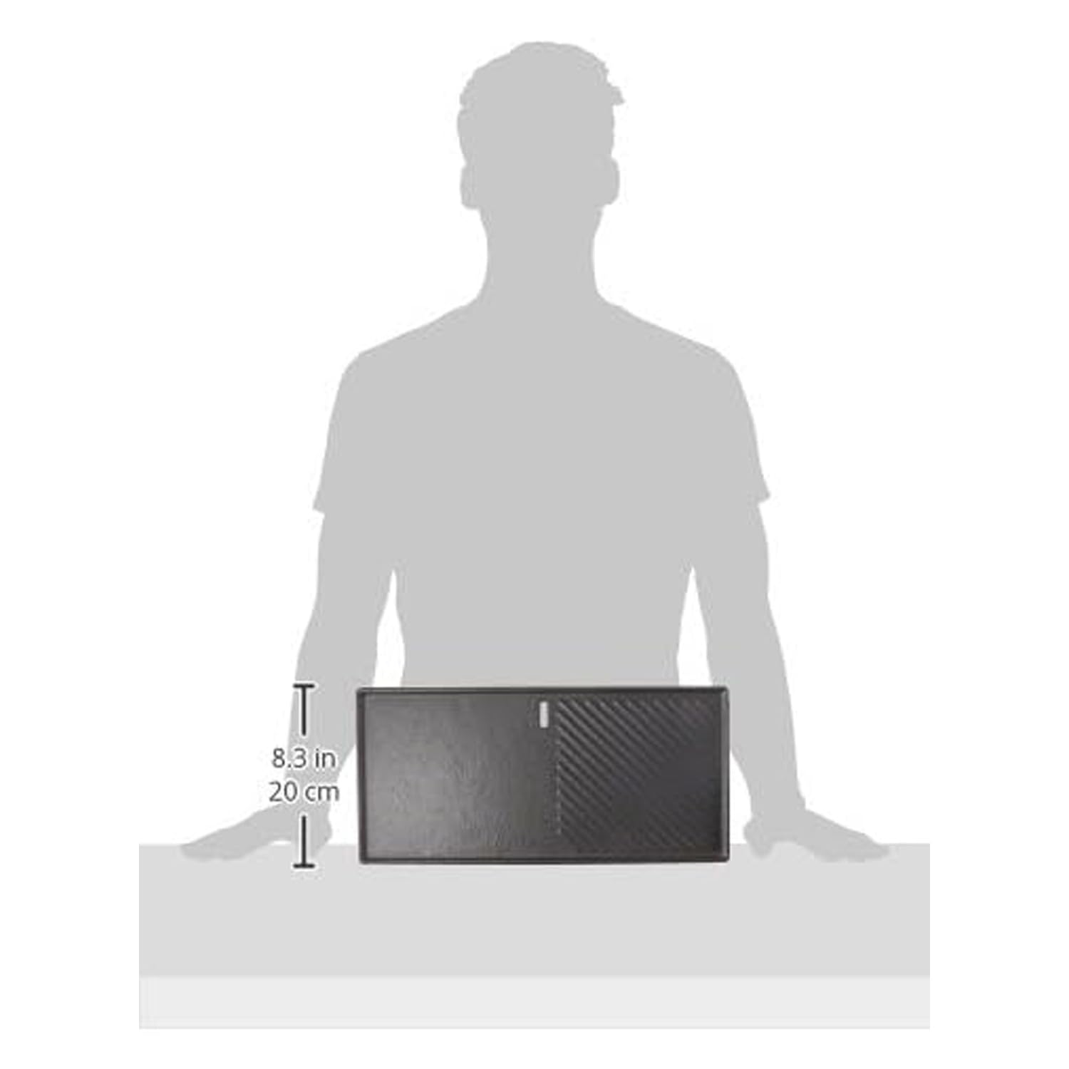 Enders Piastra Reversibile per griglia in ghisa - Compatibile con Gas Grill Boston 3 1/3 della Superficie del Grill - Accessori per Grill: può Essere usata su Entrambi i Lati #7882
