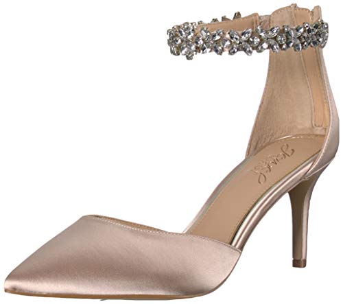 Jewel Badgley Mischka Raleigh Pointed Toe Kitten D'Orsay