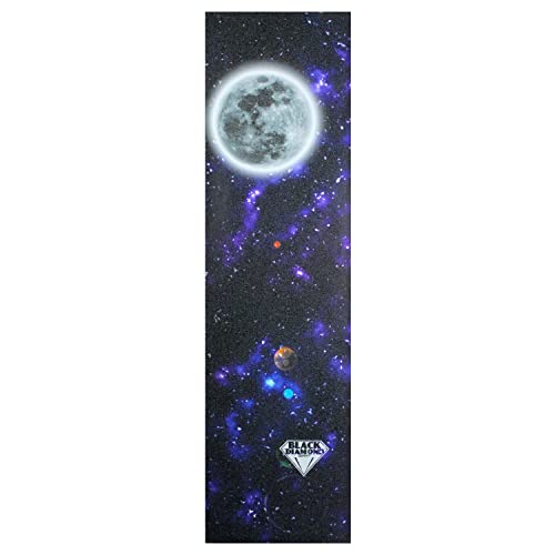 Black Diamond Grip Skateboard Graphic Griptape Sheet Space 9" x 33" Grip Tape