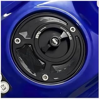 Fuel Cap For RVF 400 ALL YEARS RC51 ALL YEARS CNC Keyless Motorcycle CNC Gas Fuel Tank(Black no L)