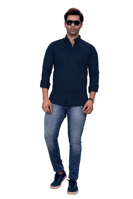 Image of Men's Cotton Regular Fit Fullsleeves Fomal Shirt