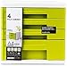 Produktbild Ablagesysteme File Cabinet Dia-Schienen-Schublade Verschiedene Speicher Glatte Office File Cabinet Pp Kunststoff Bürobedarf Schreibwaren (Color : A1)