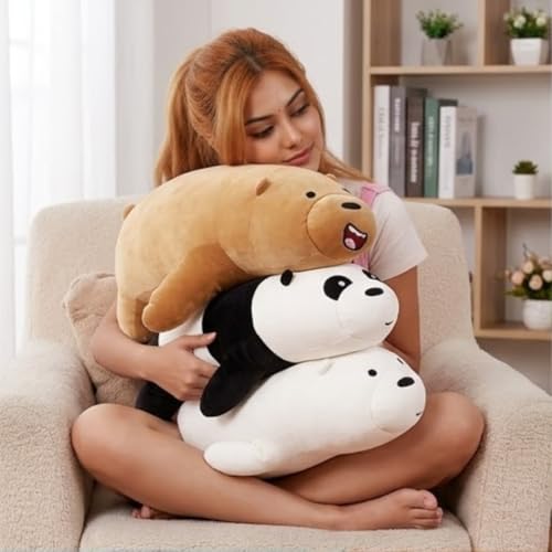 Image of Premium Soft Plush Pillow Adorable Cuddly Stuffed Animal Figure Home Decor Gift