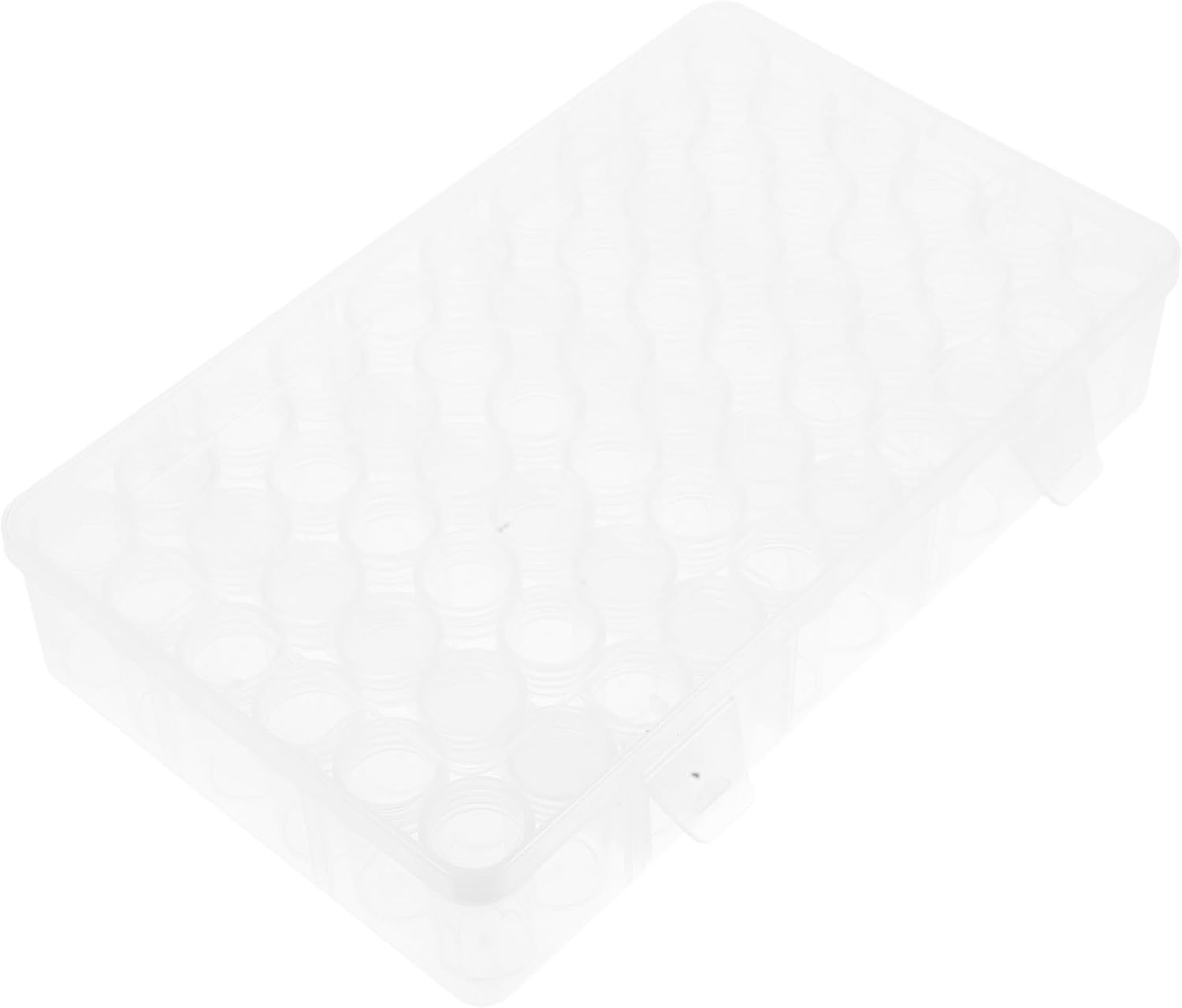 Slot Plastic Storage Organizer with Numbered Stickers for Easy Sorting of Jewelry Beads and Small Items Transparent Design for Convenient Viewing and Selection