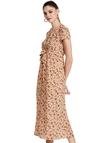 Image of Amazon Brand - Eden & Ivy Women's Polyester Empire Waist Midi Dress
