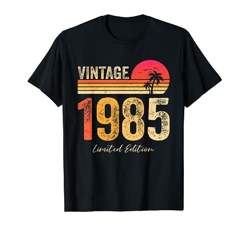 Vintage 1985 Birth Of Birthday Born in 1985 Birthday Vintage Camiseta