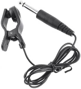 Clip-On-Tonabnehmer Für Akustikgitarre & Saiteninstrumente – Kondensatormikrofon Mit 6,2 Mm Anschluss
