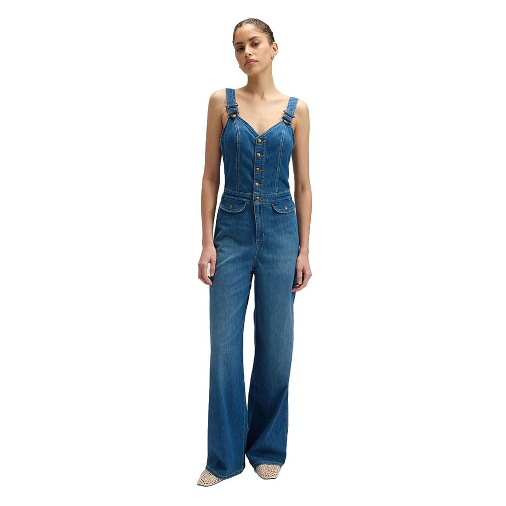 Lee Damen Cut Out Jumpsuit Overall (1er Pack)