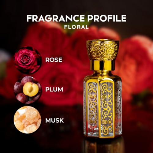 Nisara Oud E Gulab Unisex Attar 12ml - Image 4